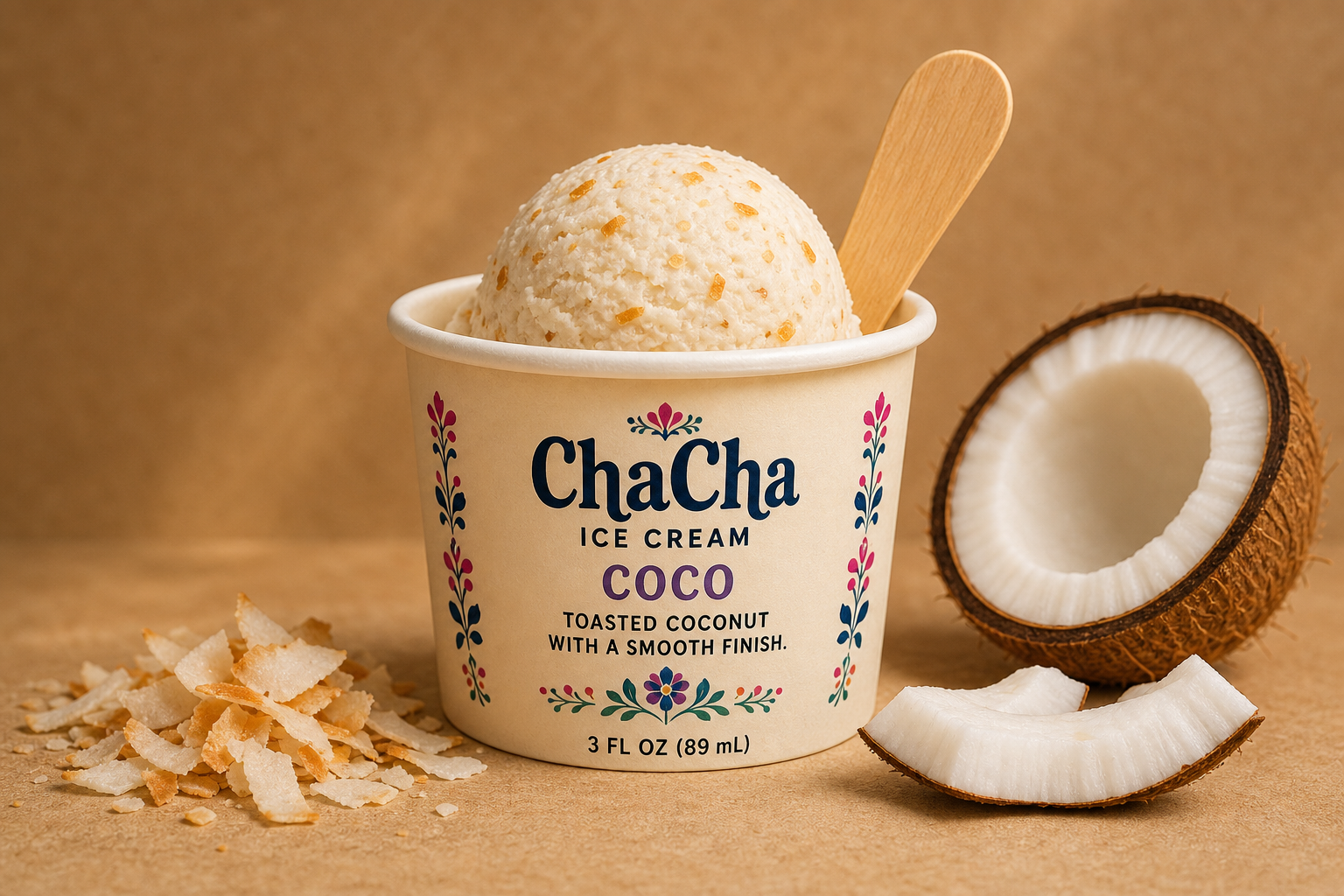 ChaCha Coco ice cream cup
